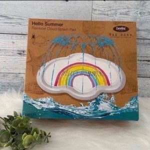 Rae Dunn HELLO SUMMER Cloud Splash Kids Mat